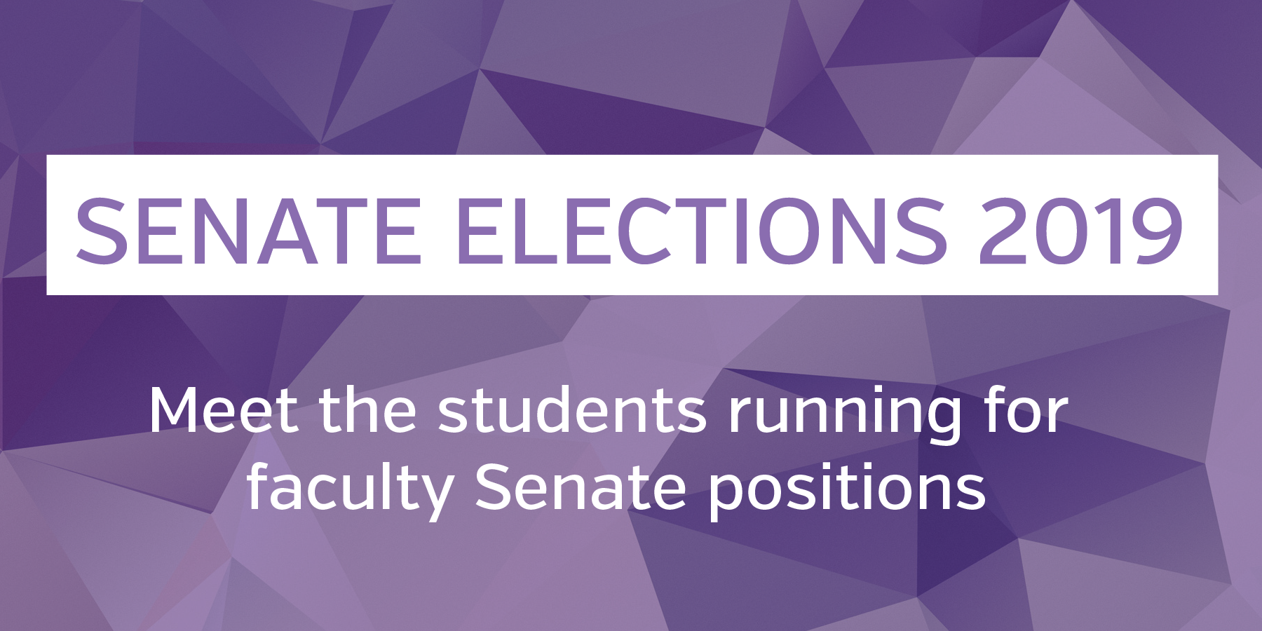 USC elections 2019- faculty Senate